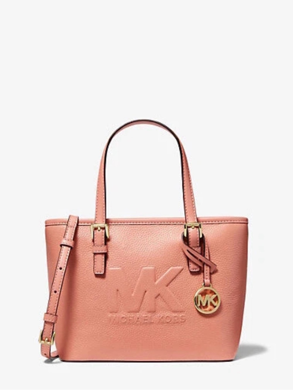 Michael Kors Jet Set XS Embossed Pebbled Leather Tote